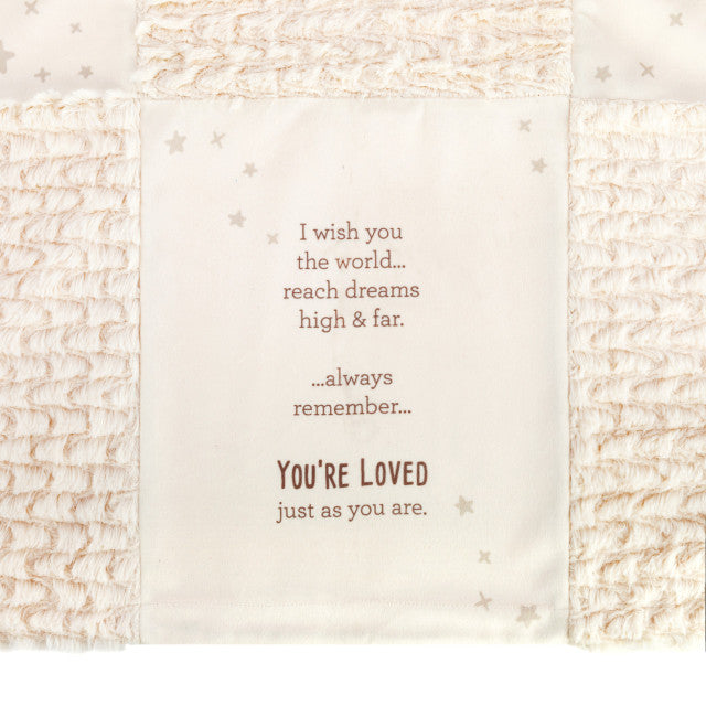 Demdaco Tuck You in Wishes Blanket-Neutral - Gabrielle's Biloxi