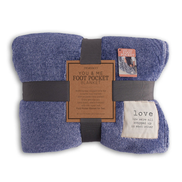 Demdaco Love Foot Pocket Blanket - Gabrielle's Biloxi