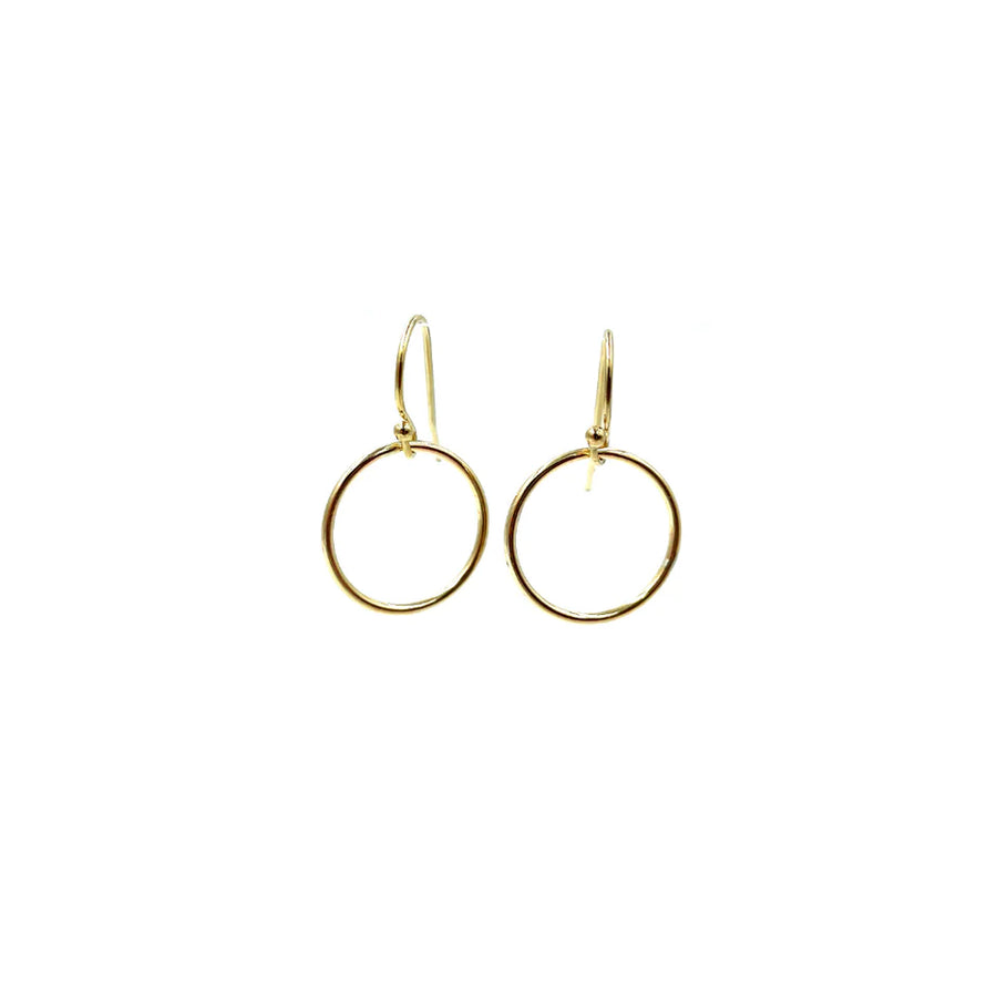 Circle of Love Gold Hoop Earring - Gabrielle's Biloxi