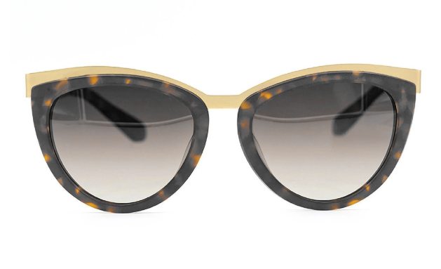 Freida Rothman Daphne Butterfly Sunglasses - Matte Grey Tortoise - Gabrielle's Biloxi