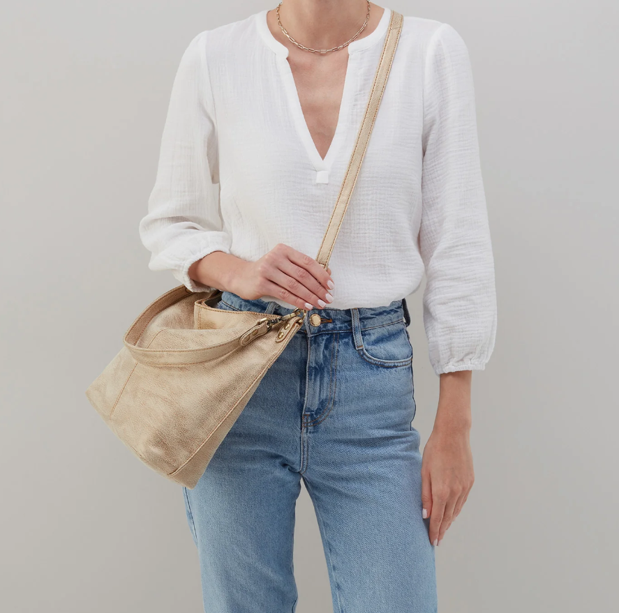 Hobo Pier Handbag - Gold Leaf - Gabrielle's Biloxi