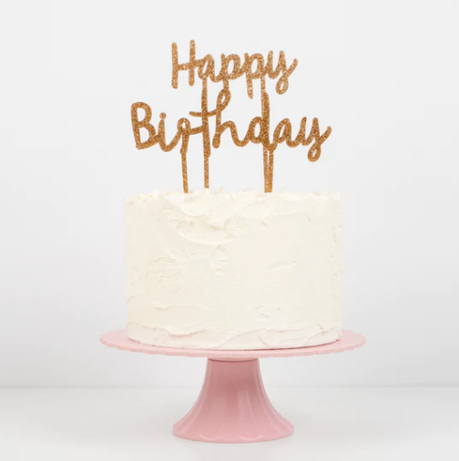 Meri Meri Happy Birthday Acrylic Toppers - Gabrielle's Biloxi