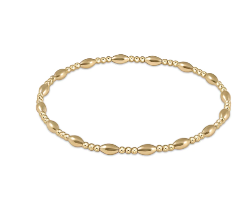 Enewton Harmony Sincerity Pattern 2mm Bead Bracelet Gold - Gabrielle's Biloxi