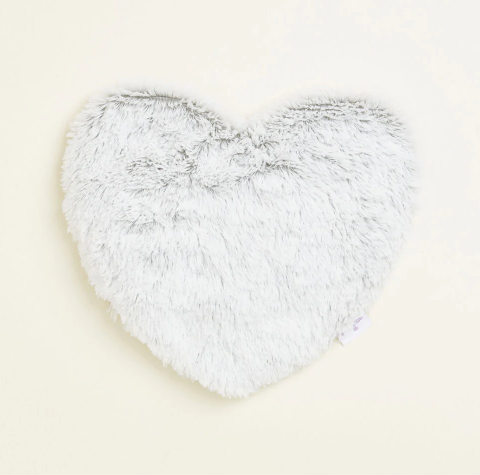 Marshmallow Gray Heart Warmies - Gabrielle's Biloxi