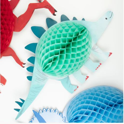 Meri Meri Honeycomb Dinosaur Decorations - Gabrielle's Biloxi