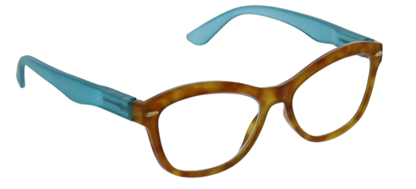 Peepers Monterey Bay - Honey Tortoise / Teal - Gabrielle's Biloxi