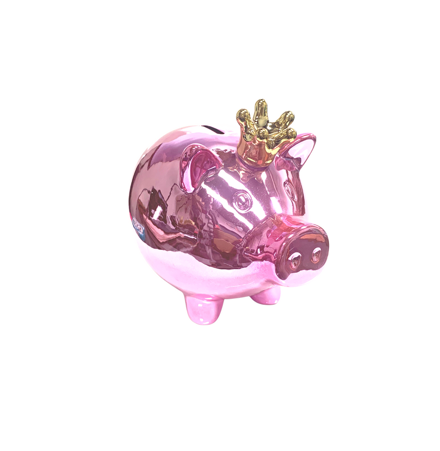 Pig Bank - Metallic Pink - Gabrielle's Biloxi