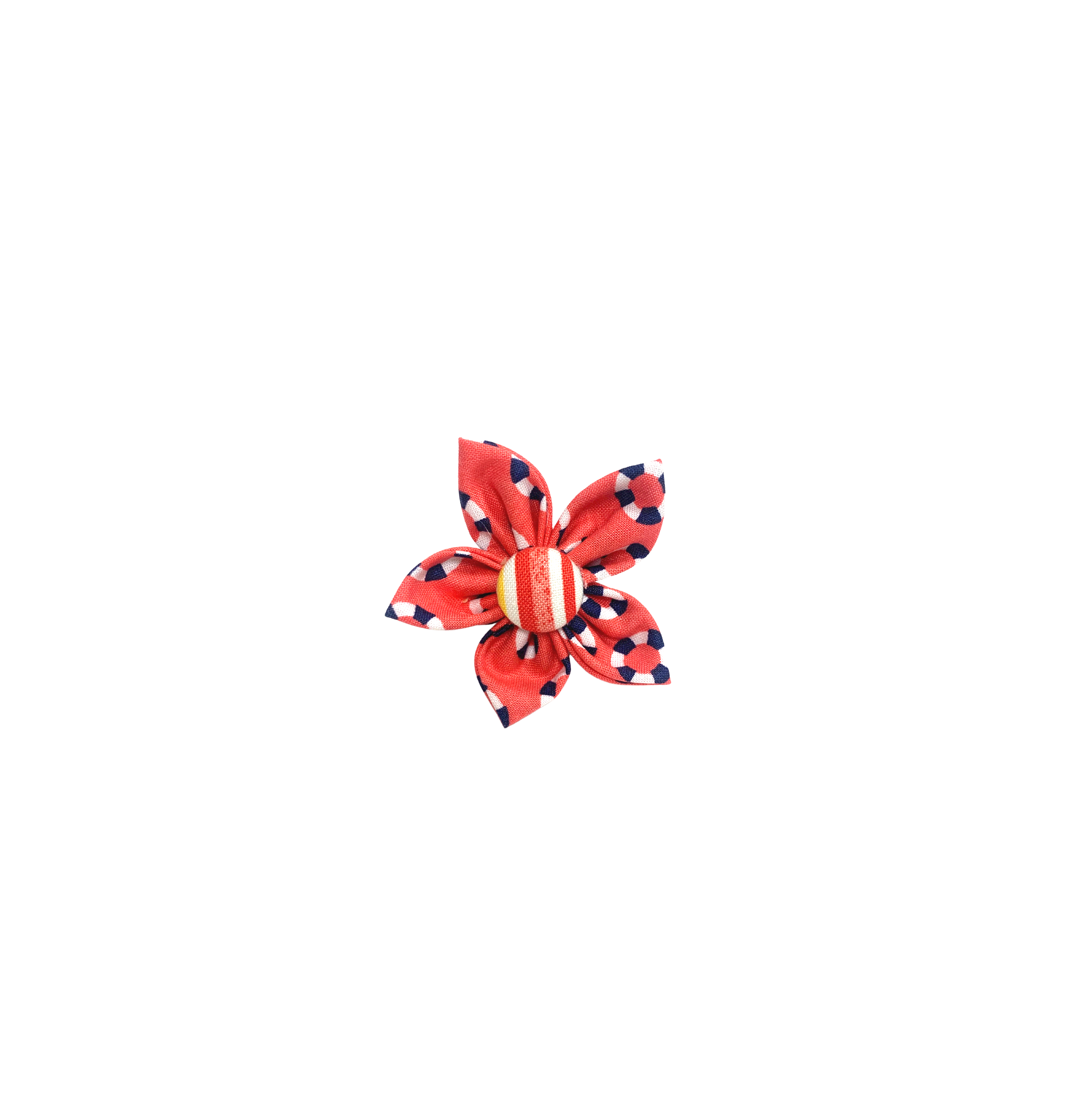 Fur Baby Flower Summer Stripes Center - Gabrielle's Biloxi