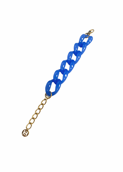 Deep Blue Chain Bracelet - Gabrielle's Biloxi