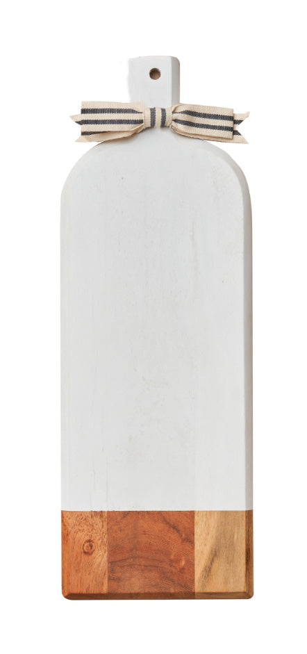 Acacia Bevel Board White - Long - Gabrielle's Biloxi
