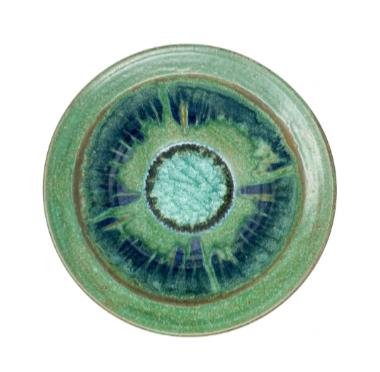 Dock 6 Pottery Flared Bowl with Glass 16" - Gabrielle's Biloxi