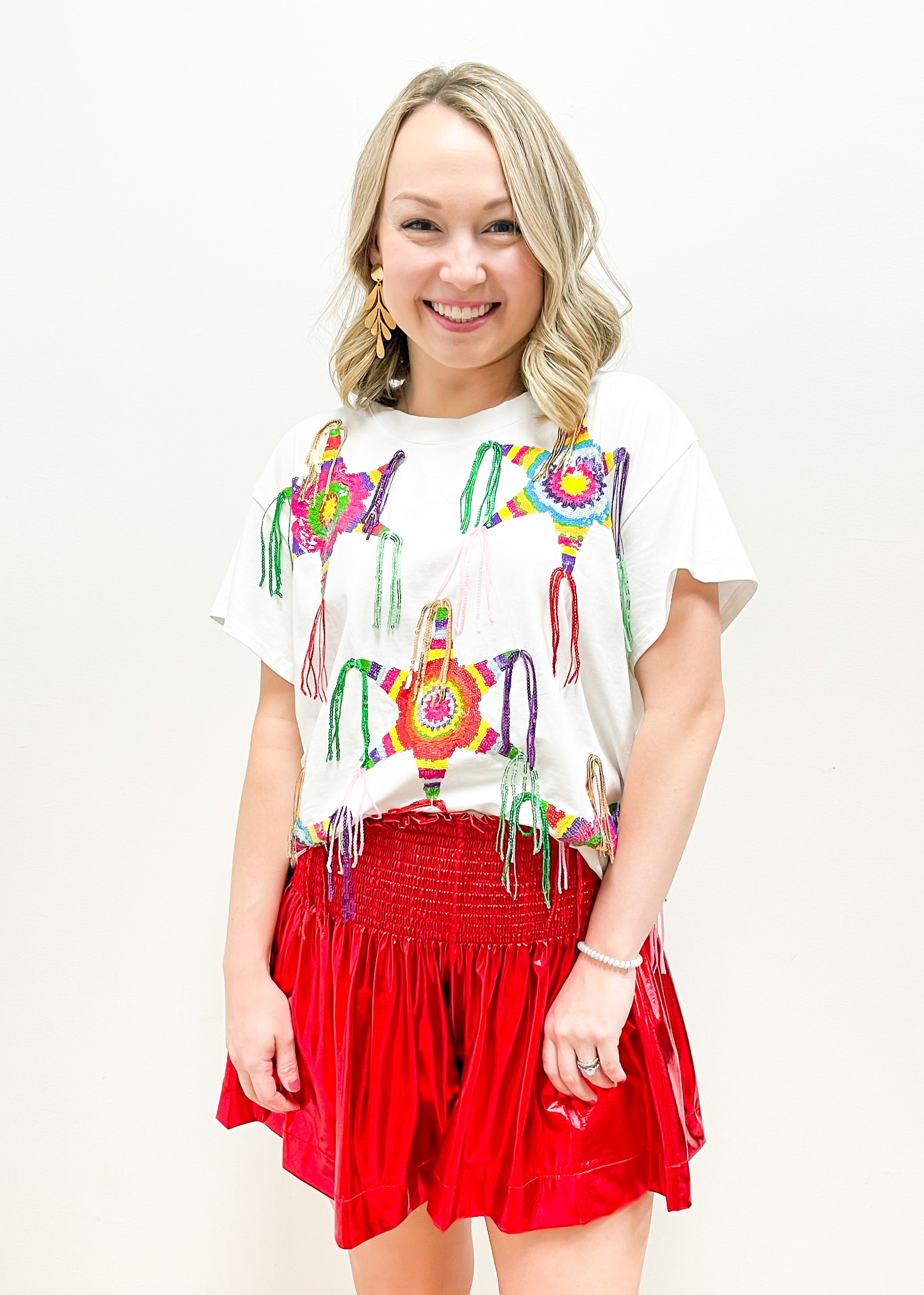 トップス Batlogue Glitter Tshirt Queen of Sparkles Pinata Tee | Gabrielle's Biloxi