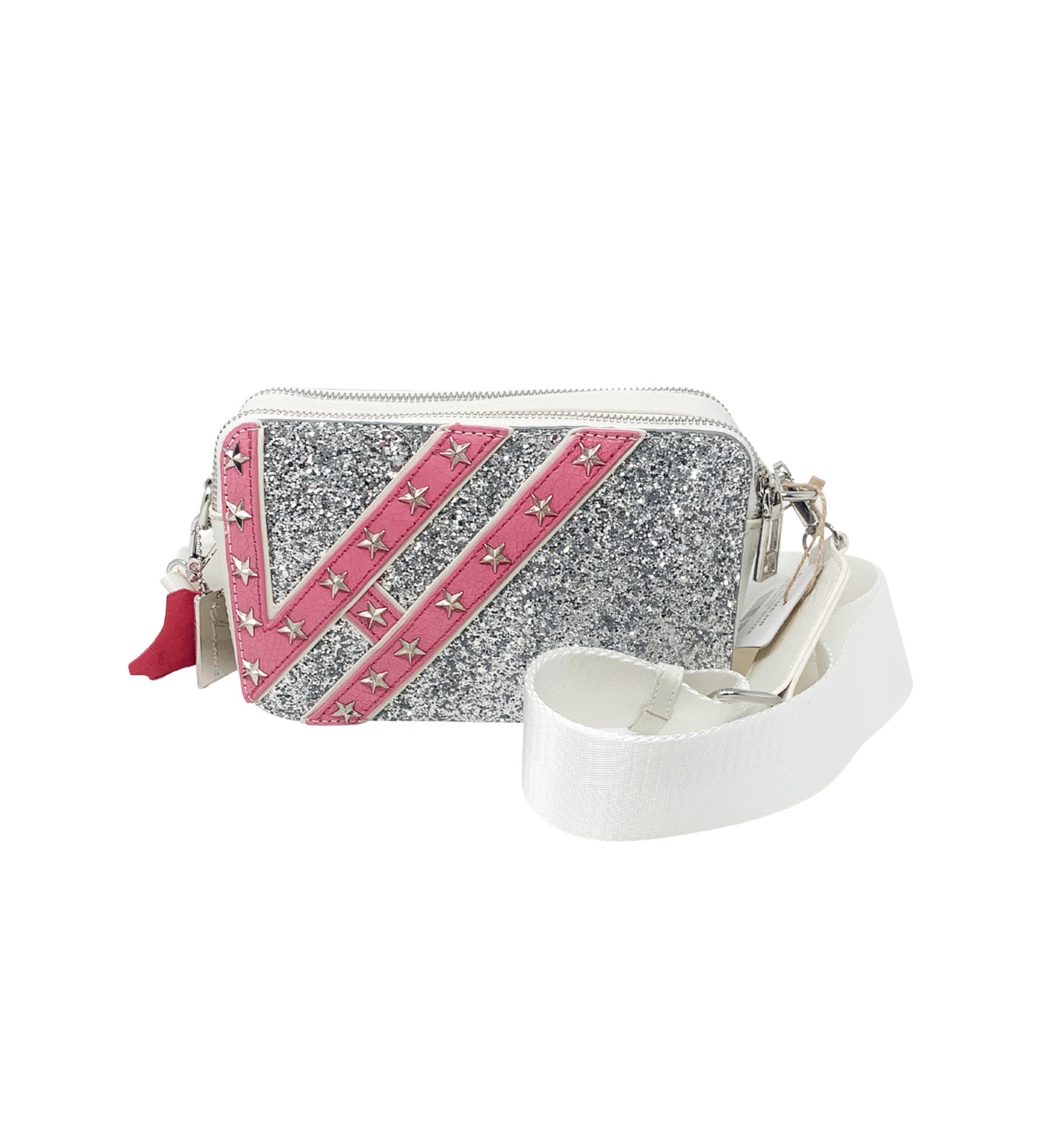 Vintage Havana Meme Handbag - Silver Glitter - Gabrielle's Biloxi