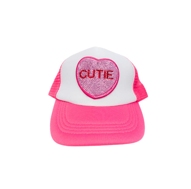 Cutie Rhinestone Trucker Hat - Gabrielle's Biloxi