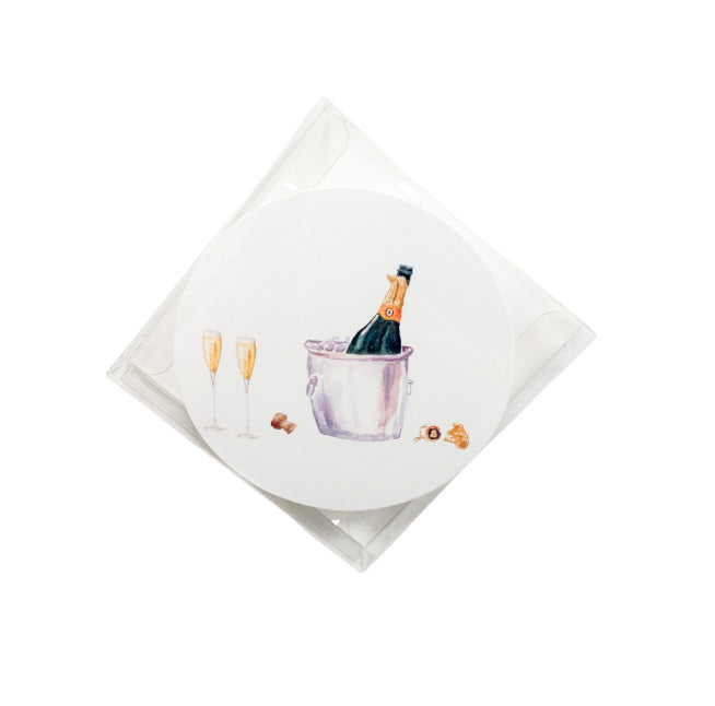 Champagne Celebration Coaster Set - Gabrielle's Biloxi
