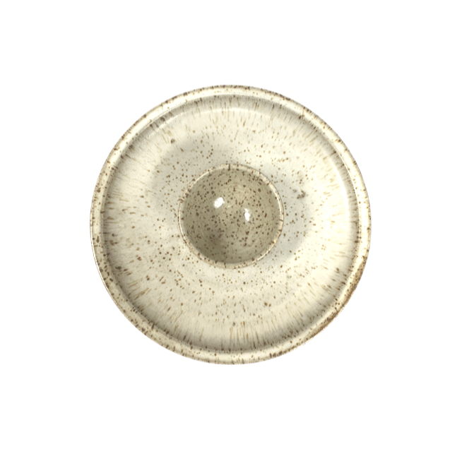 Dock 6 Pottery Chip & Dip Set - Speckled White - Gabrielle's Biloxi