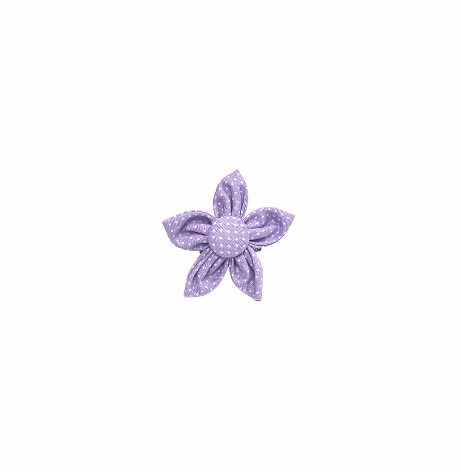 Fur Baby Flower Lavender Dots - Gabrielle's Biloxi