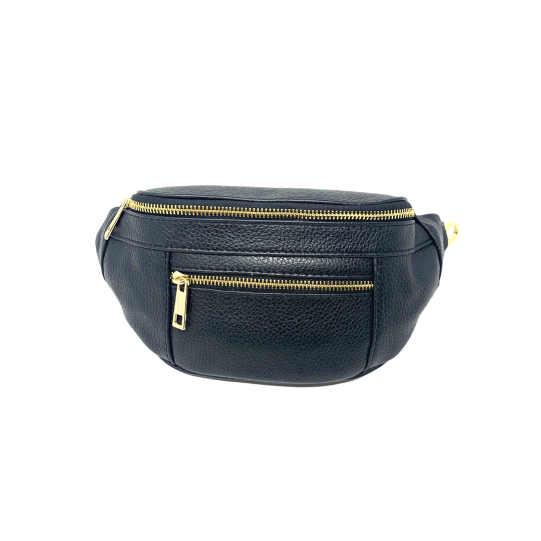 German Fuentes Shoulder/Belt Bag-Black - Gabrielle's Biloxi