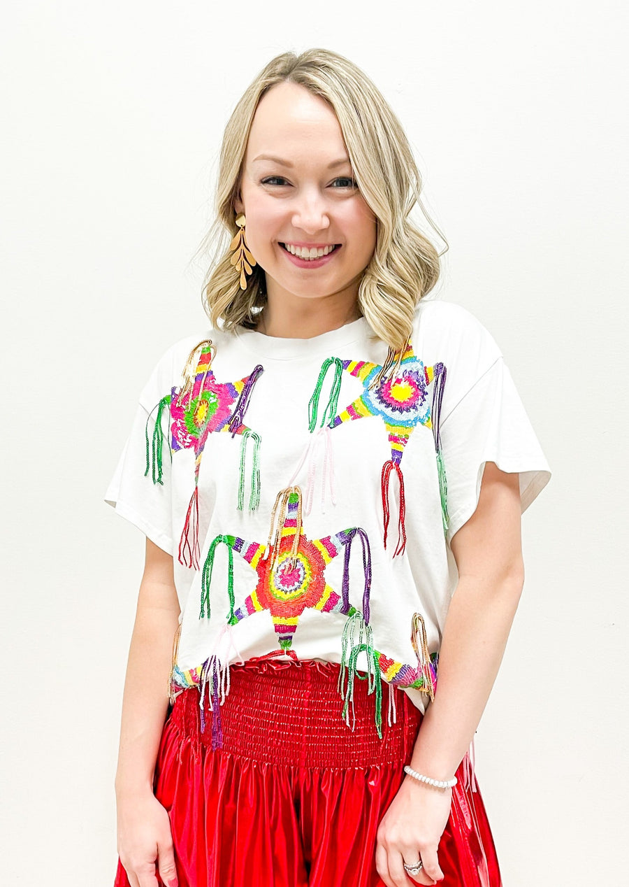 Queen of Sparkles Pinata Tee - Gabrielle's Biloxi