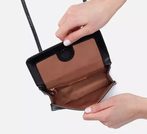 Hobo Jill Wallet CrossBody-Black - Gabrielle's Biloxi