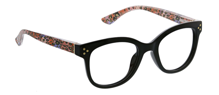 Peepers Jungle Fusion - Black / Leopard - Gabrielle's Biloxi