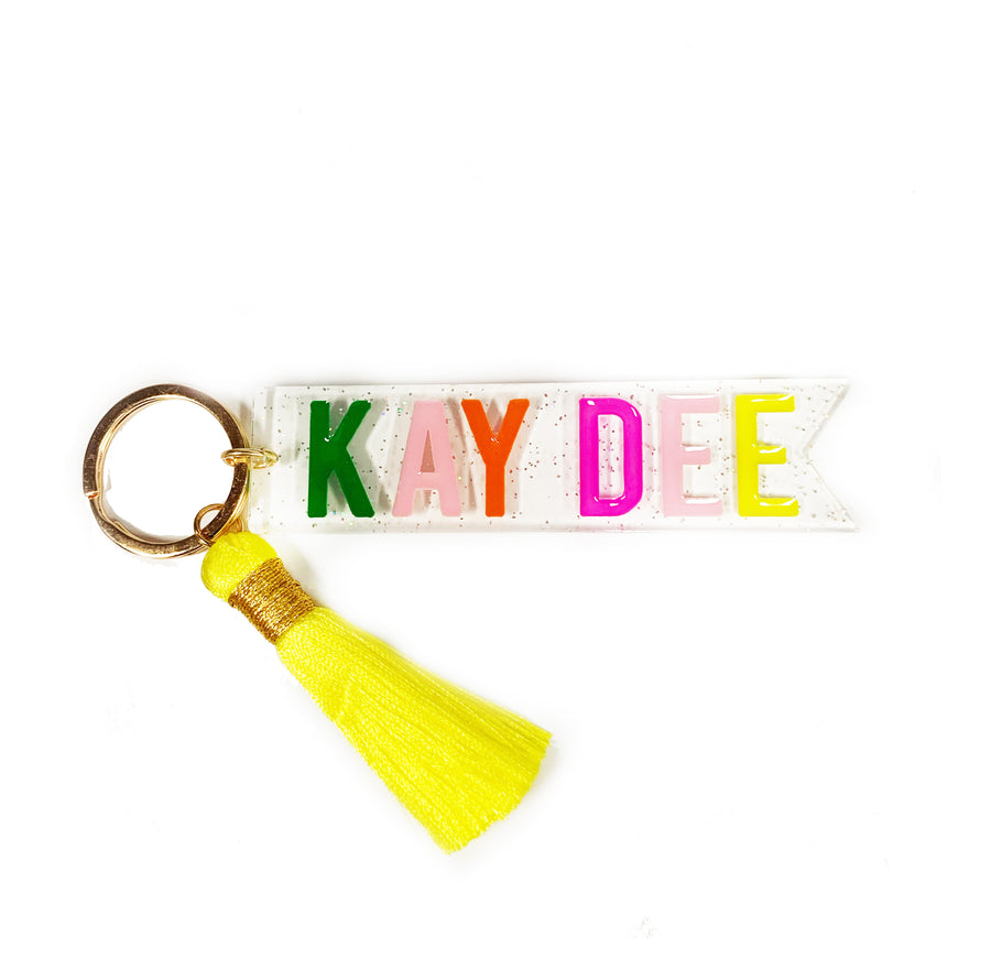 Tassel Key Fob - Kappa Delta - Assorted - Gabrielle's Biloxi