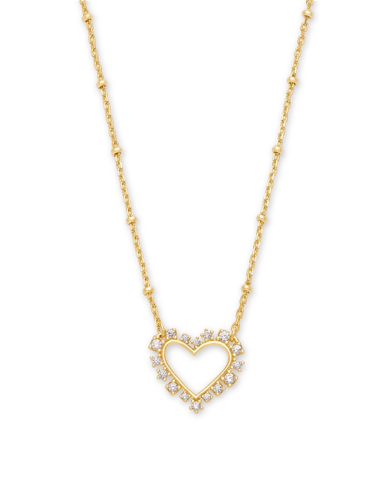 Kendra Scott Ari Heart Crystal Pendant Necklace - Gabrielle's Biloxi