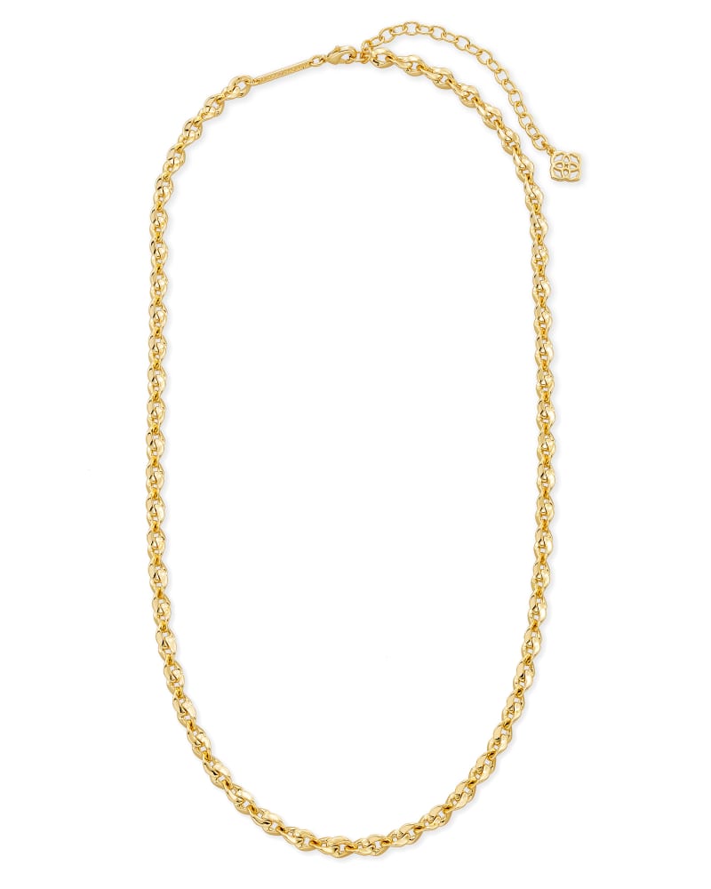 Kendra Scott Carver Chain Necklace - Gold - Gabrielle's Biloxi