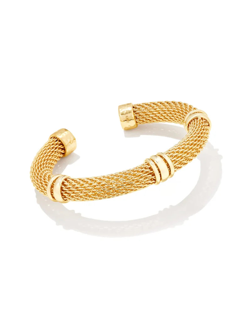 Kendra Scott Maya Cuff Bracelet-Gold Metal - Gabrielle's Biloxi