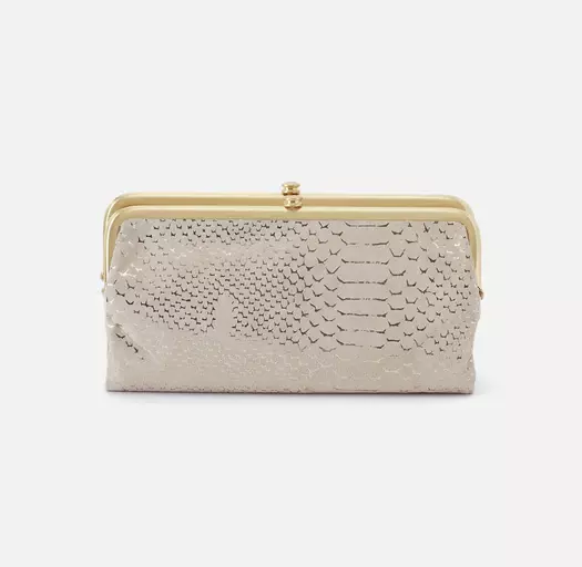 Hobo Lauren Wallet - Gold Filigree Exotic - Gabrielle's Biloxi