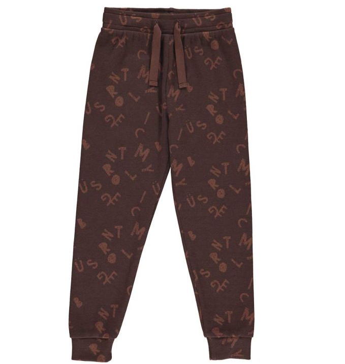 Letter Pants - Coffee - Gabrielle's Biloxi