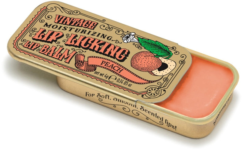 Vintage Lip Balm Tin - Peach - Gabrielle&
