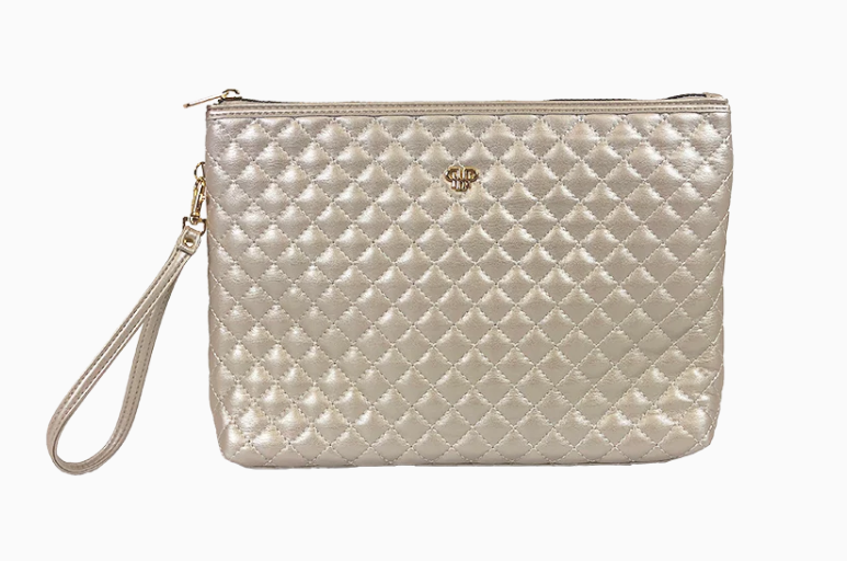 Pursen Litt Makeup Case Pearl Quilted - Gabrielle's Biloxi
