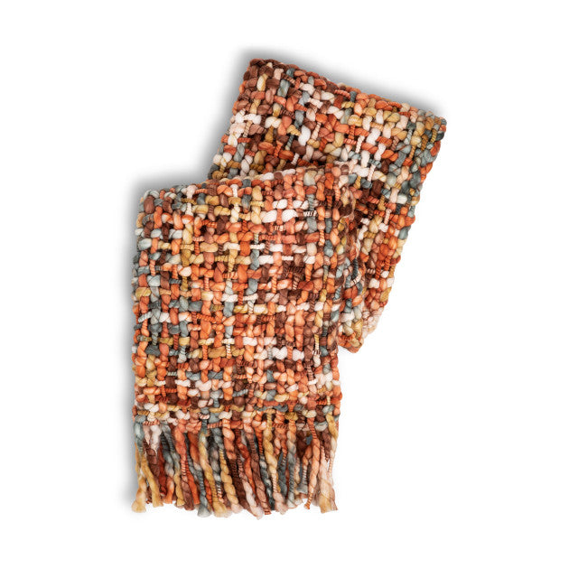 Demdaco Woven Throw Blanket - Terracotta - Gabrielle's Biloxi