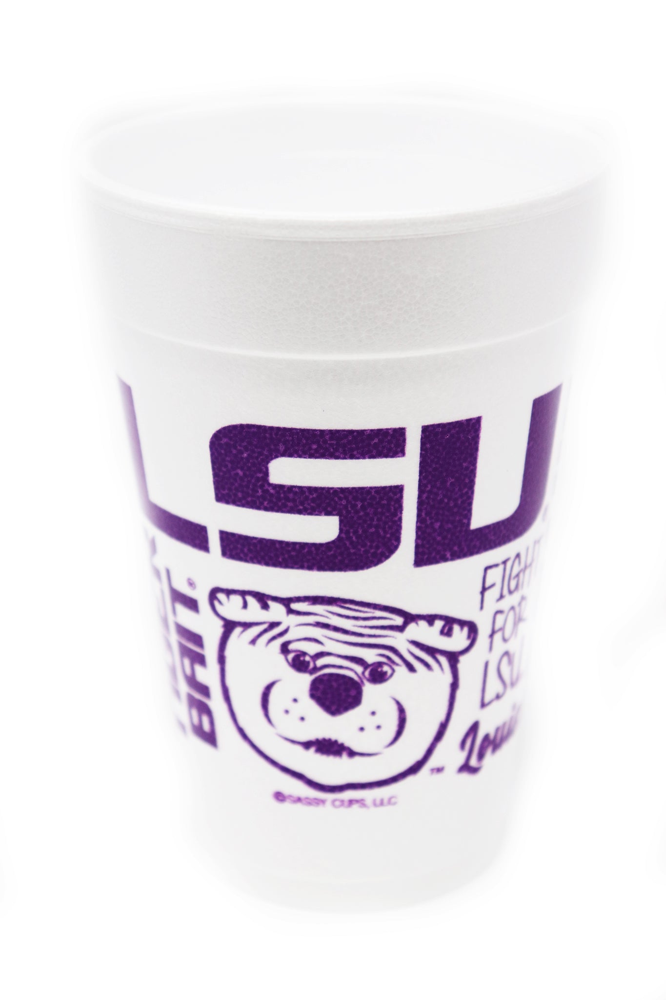 LSU Traditions Font Wrap Styrofoam Cups - Gabrielle's Biloxi