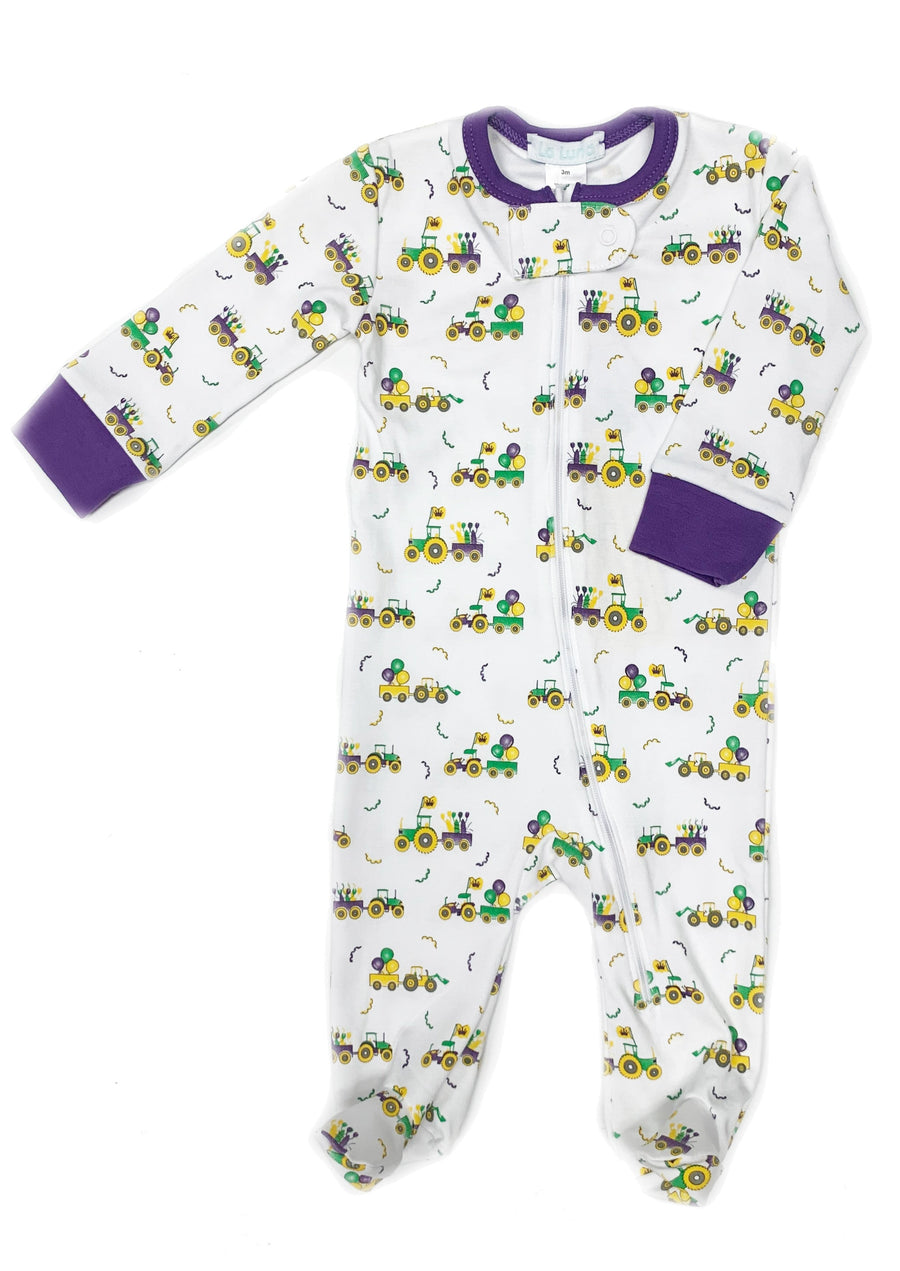 Mardi Gras - Pima Cotton Footies - Gabrielle's Biloxi