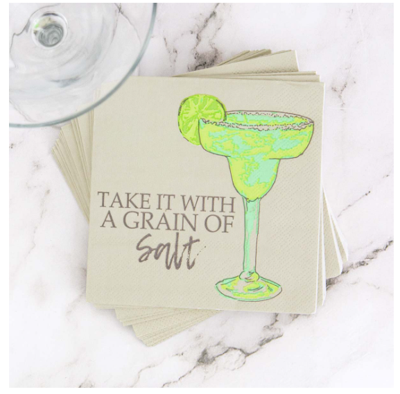 Grain of Salt Cocktail Napkins - Gabrielle's Biloxi