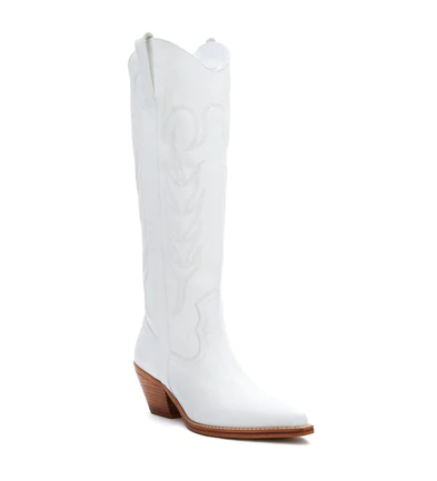 Matisse Western Agency Boot - White - Gabrielle's Biloxi