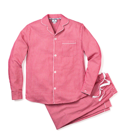 Classic Pajamas Men's Red Mini Gingham - Gabrielle's Biloxi