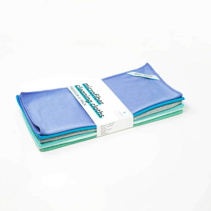Premium Microfiber Cleaning Cloths - Pack of 6 - Gabrielle&