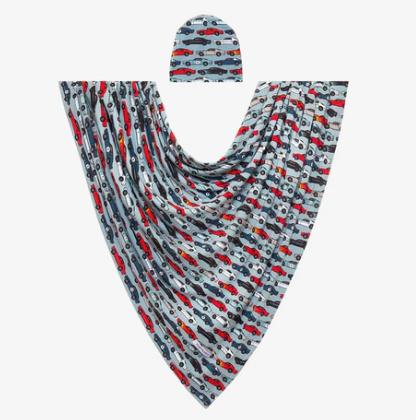 Posh Peanut Miles Infant Swaddle and Beanie Set - Gabrielle's Biloxi