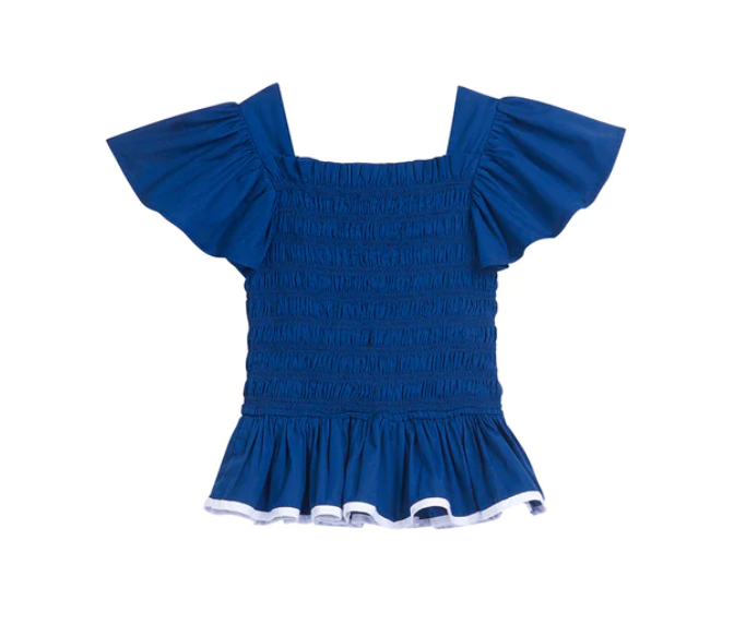 Bisby India Top - Nautical Navy - Gabrielle's Biloxi