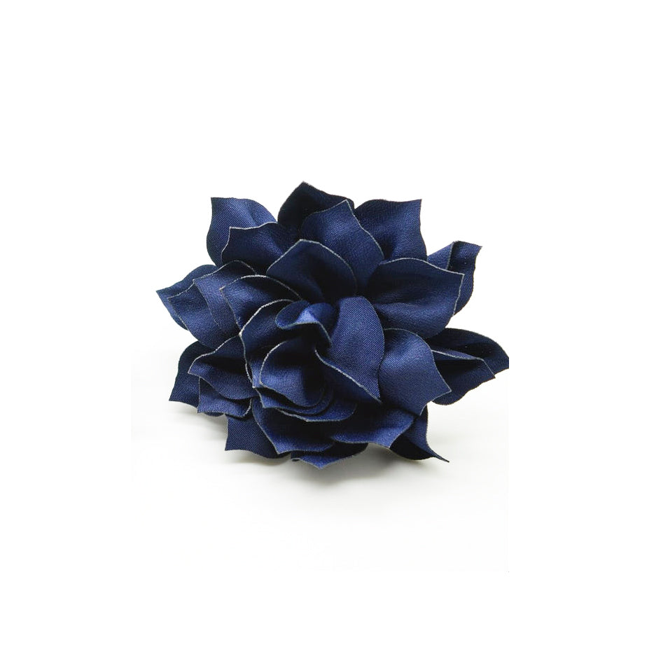 Cruz & Regis Flower - Navy - Gabrielle's Biloxi