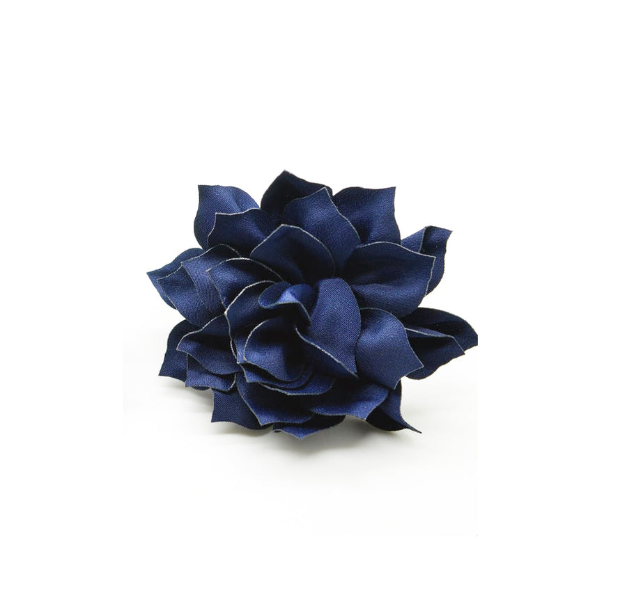 Cruz & Regis Flower - Navy - Gabrielle's Biloxi