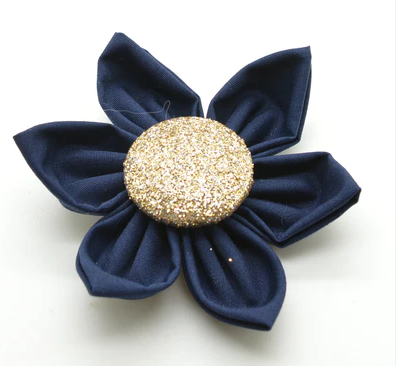 Cruz & Regis Sparkle Flower - Navy - Gabrielle's Biloxi
