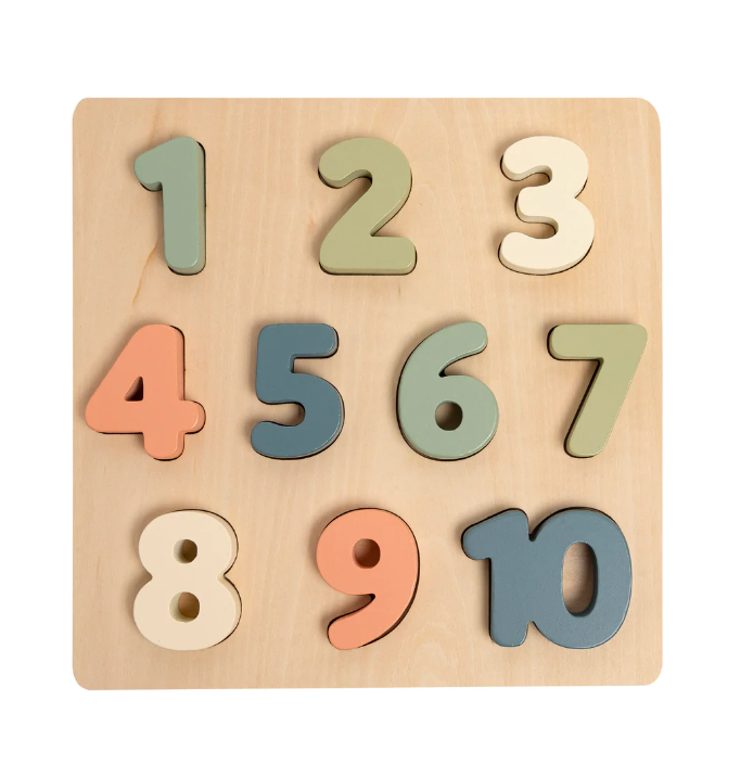 Wooden Puzzle Numbers - Gabrielle's Biloxi