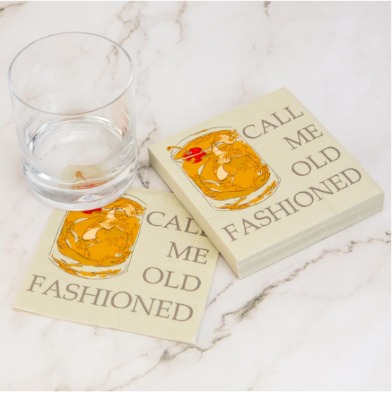 Old Fashioned Cocktail Napkins - Gabrielle's Biloxi