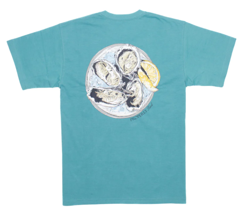Properly Tied Mens Oyster Tray Tee - Gabrielle's Biloxi