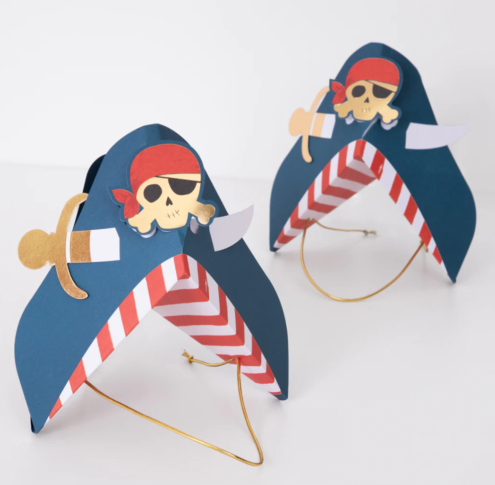 Meri Meri Blue Pirate Party Hats - Gabrielle's Biloxi