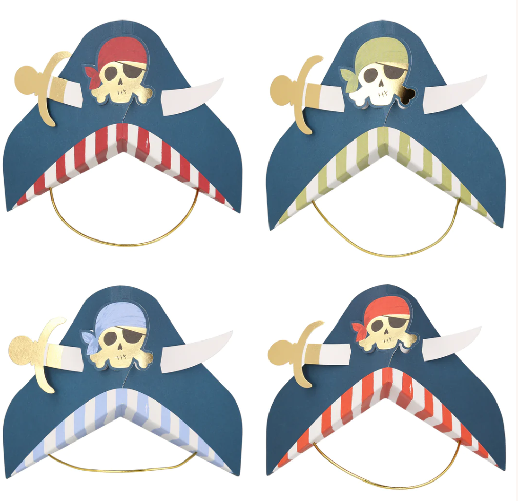 Meri Meri Blue Pirate Party Hats - Gabrielle's Biloxi